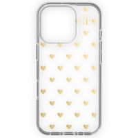 iDeal of Sweden Coque Clear iPhone 16 Pro - Golden Hearts