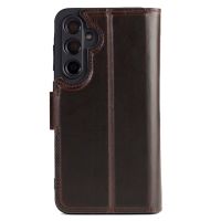 Wachikopa Étui de téléphone portefeuille Multi Wallet Samsung Galaxy S23 - Dark Brown