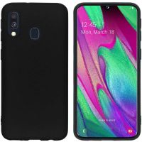 iMoshion Coque Couleur Samsung Galaxy A40 - Noir