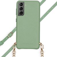 Selencia Coque Aina Serpent avec corde Galaxy S21 Plus - Vert