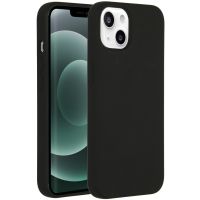 Accezz Coque Liquid Silicone iPhone 13 Mini - Noir