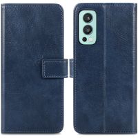 iMoshion Étui de téléphone portefeuille Luxe OnePlus Nord 2 - Bleu foncé