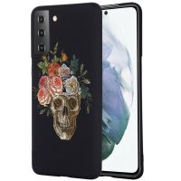 iMoshion Coque Design Samsung Galaxy S21 FE - Flower skull