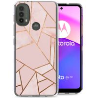 iMoshion Coque Design Motorola Moto E30 / E40 - Pink Graphic