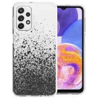 iMoshion Coque Design Samsung Galaxy A23 (5G) - Splatter Black