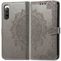 iMoshion Etui de téléphone portefeuille Mandala Sony Xperia 10 IV - Gris