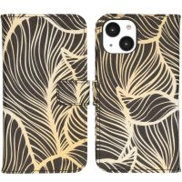 imoshion Coque silicone design iPhone 14 - Golden Leaves