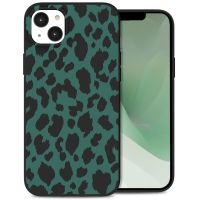 iMoshion Coque Design iPhone 14 Plus - Green Leopard