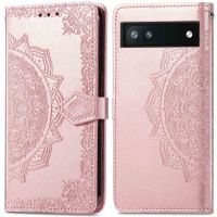 iMoshion Etui de téléphone portefeuille Mandala Google Pixel 6a - Rose Dorée