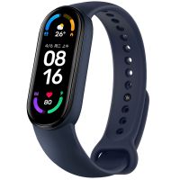 iMoshion Bracelet en silicone Xiaomi Mi Band 5 / 6 - Bleu foncé