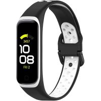 imoshion Bracelet sportif en silicone Samsung Galaxy Fit 2 - Noir / Blanc