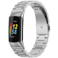 iMoshion Bracelet en acier Fitbit Charge 5 / Charge 6 - Argent