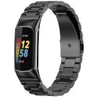 iMoshion Bracelet en acier Fitbit Charge 5 / Charge 6 - Noir