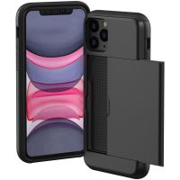 iMoshion Coque arrière avec porte-cartes iPhone 11 Pro - Noir