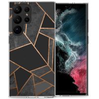 iMoshion Coque Design Samsung Galaxy S23 Ultra - Black Graphic