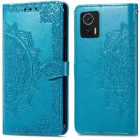 imoshion Etui de téléphone portefeuille Mandala Motorola Edge 30 Neo - Turquoise