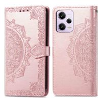 iMoshion Etui de téléphone portefeuille Mandala Xiaomi Redmi Note 12 Pro Plus - Rose Dorée