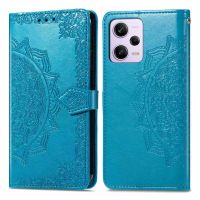 imoshion Etui de téléphone portefeuille Mandala Xiaomi Redmi Note 12 Pro - Turquoise