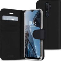 Accezz Étui de téléphone Wallet Oppo A5 (2020) / A9 (2020) - Noir