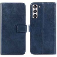 iMoshion Étui de téléphone portefeuille Luxe  S21 FE - Bleu foncé