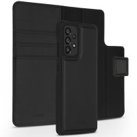 Accezz Étui de téléphone portefeuille en cuir de qualité supérieure 2 en 1 Samsung Galaxy A52(s) (5G/4G) - Noir