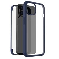 Accezz Coque de protection intégrale à 360° iPhone 14 Pro Max- Bleu