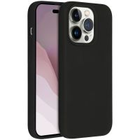 Accezz Coque Liquid Silicone avec MagSafe iPhone 14 Pro - Noir