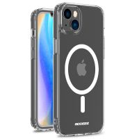 Accezz Coque Clear avec MagSafe iPhone 14 Plus - Transparent