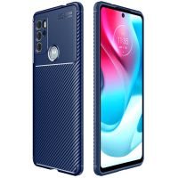 iMoshion Coque silicone Carbon Motorola Moto G60s - Bleu