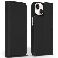 Accezz Étui de téléphone Slim Folio en cuir de qualité supérieure iPhone 14 - Noir