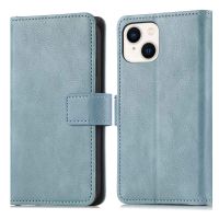 iMoshion Étui de téléphone portefeuille Luxe iPhone 14 Plus - Bleu clair