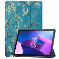 iMoshion Coque tablette Design Trifold Lenovo Tab M10 Plus (3rd gen) - Green Plant