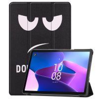 imoshion Coque tablette Design Trifold Lenovo Tab M10 Plus (3rd gen) - Don't touch