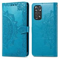 iMoshion Etui de téléphone portefeuille Mandala Xiaomi Redmi Note 11 (4G) / Note 11S (4G) - Turquoise