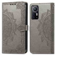 iMoshion Etui de téléphone portefeuille Mandala Xiaomi 12 / 12X - Gris