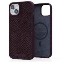 Njorð Collections Coque Salmon Leather MagSafe iPhone 15 Plus - Rust