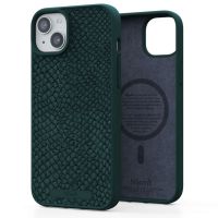 Njorð Collections Coque Salmon Leather MagSafe iPhone 15 Plus - Green