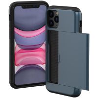 iMoshion Coque arrière avec porte-cartes iPhone 11 Pro - Bleu foncé