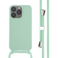 imoshion ﻿Coque en silicone avec cordon iPhone 13 Pro - Menthe verte