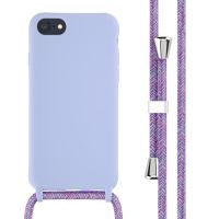 imoshion ﻿Coque en silicone avec cordon iPhone SE (2022 / 2020) / 8 / 7 - Violet