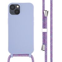 imoshion ﻿Coque en silicone avec cordon iPhone 13 - Violet