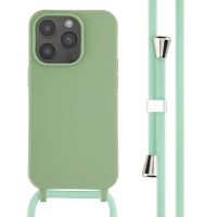 imoshion ﻿Coque en silicone avec cordon iPhone 14 Pro - Vert