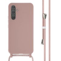 iMoshion ﻿Coque en silicone avec cordon Samsung Galaxy A54 (5G) - Sand Pink