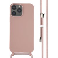 iMoshion ﻿Coque en silicone avec cordon iPhone 13 Pro Max - Sand Pink