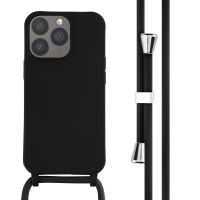 imoshion ﻿Coque en silicone avec cordon iPhone 13 Pro - Noir