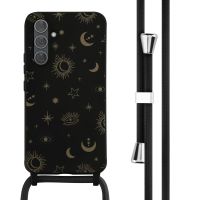 imoshion Coque design en silicone avec cordon Samsung Galaxy A54 (5G) - Sky Black