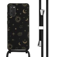 iMoshion Coque design en silicone avec cordon Samsung Galaxy S20 - Sky Black