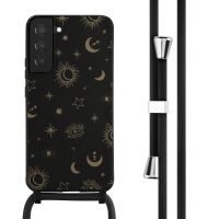 iMoshion Coque design en silicone avec cordon Samsung Galaxy S22 Plus - Sky Black