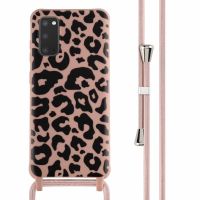 imoshion Coque design en silicone avec cordon Samsung Galaxy S20 - Animal Pink