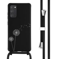 imoshion Coque design en silicone avec cordon Samsung Galaxy S20 FE - Dandelion Black